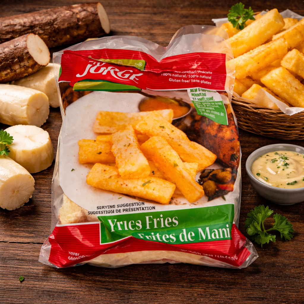 Yuca frita congelada – marca Jorge (1 lb / 454 g)