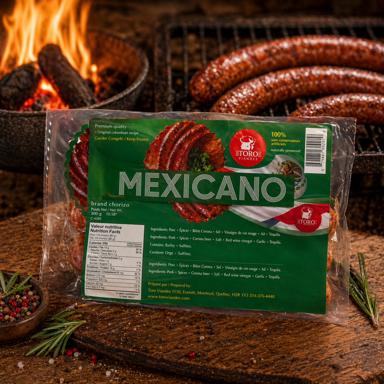 🌶️ Chorizo Mexicano – Picante Medio
