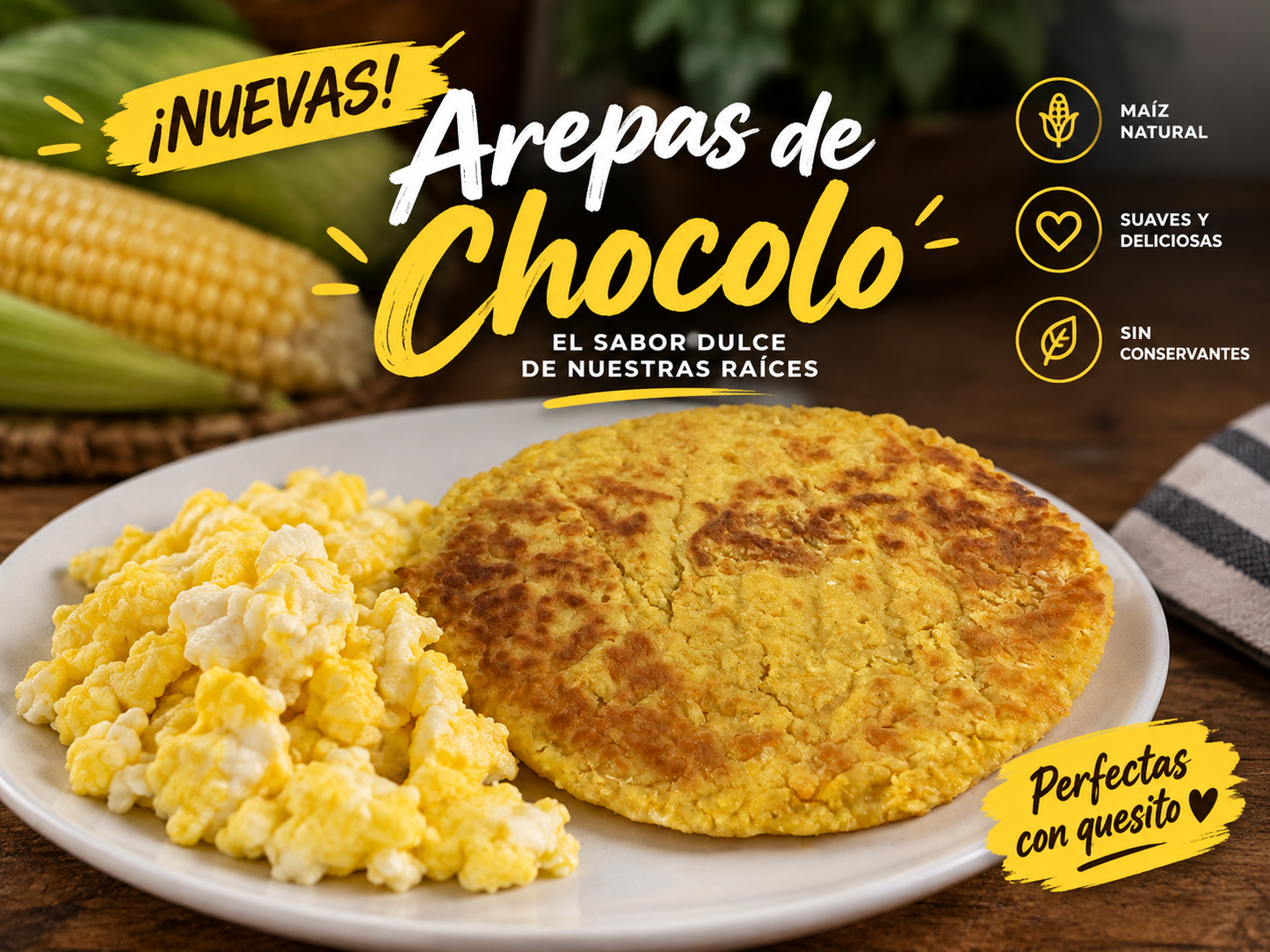 Arepas de Chocolo 🌽
