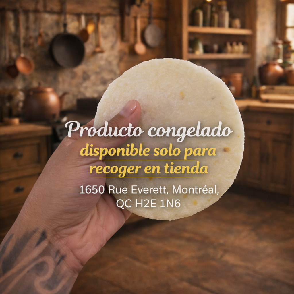 Arepa de maíz mediana (Paquete x 7 unidades) Congelado