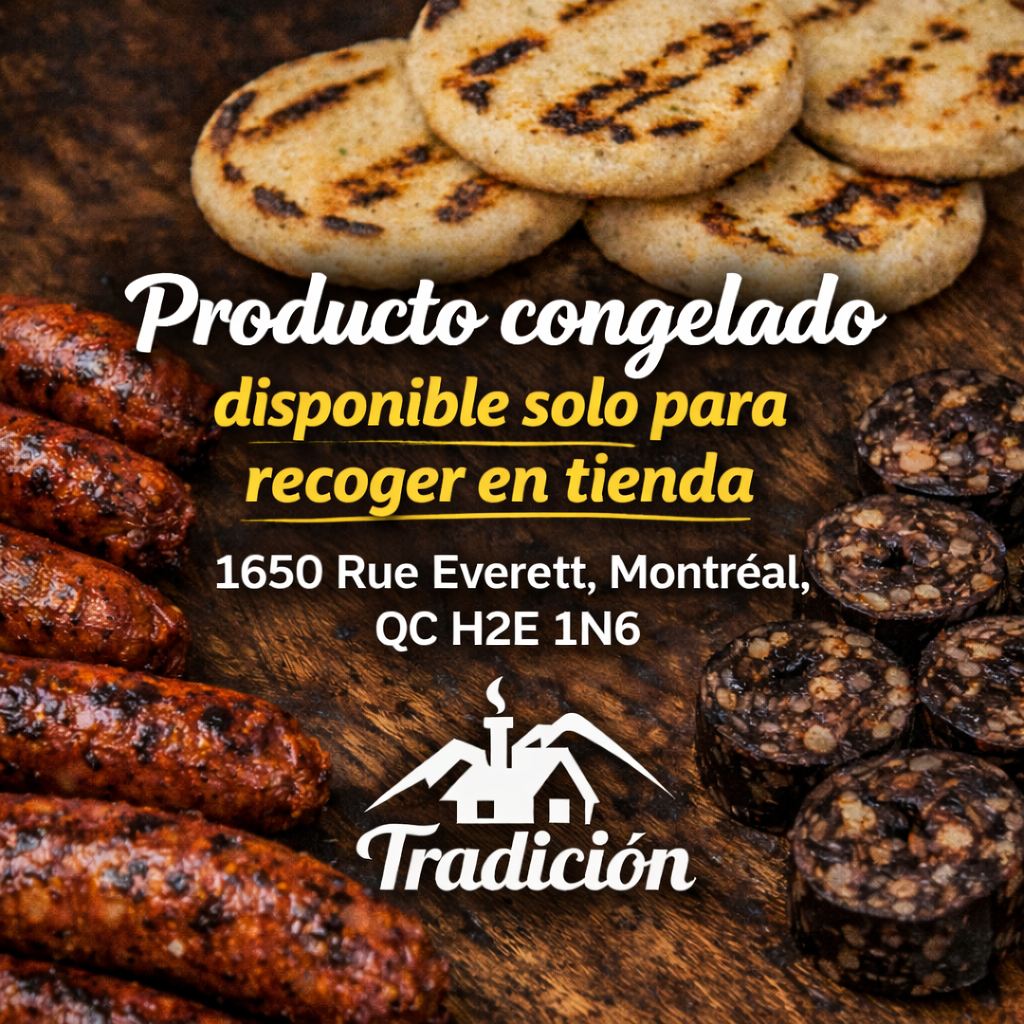 Arepas de maíz 100% tipo tela (paquete x8 unidades) Congelado