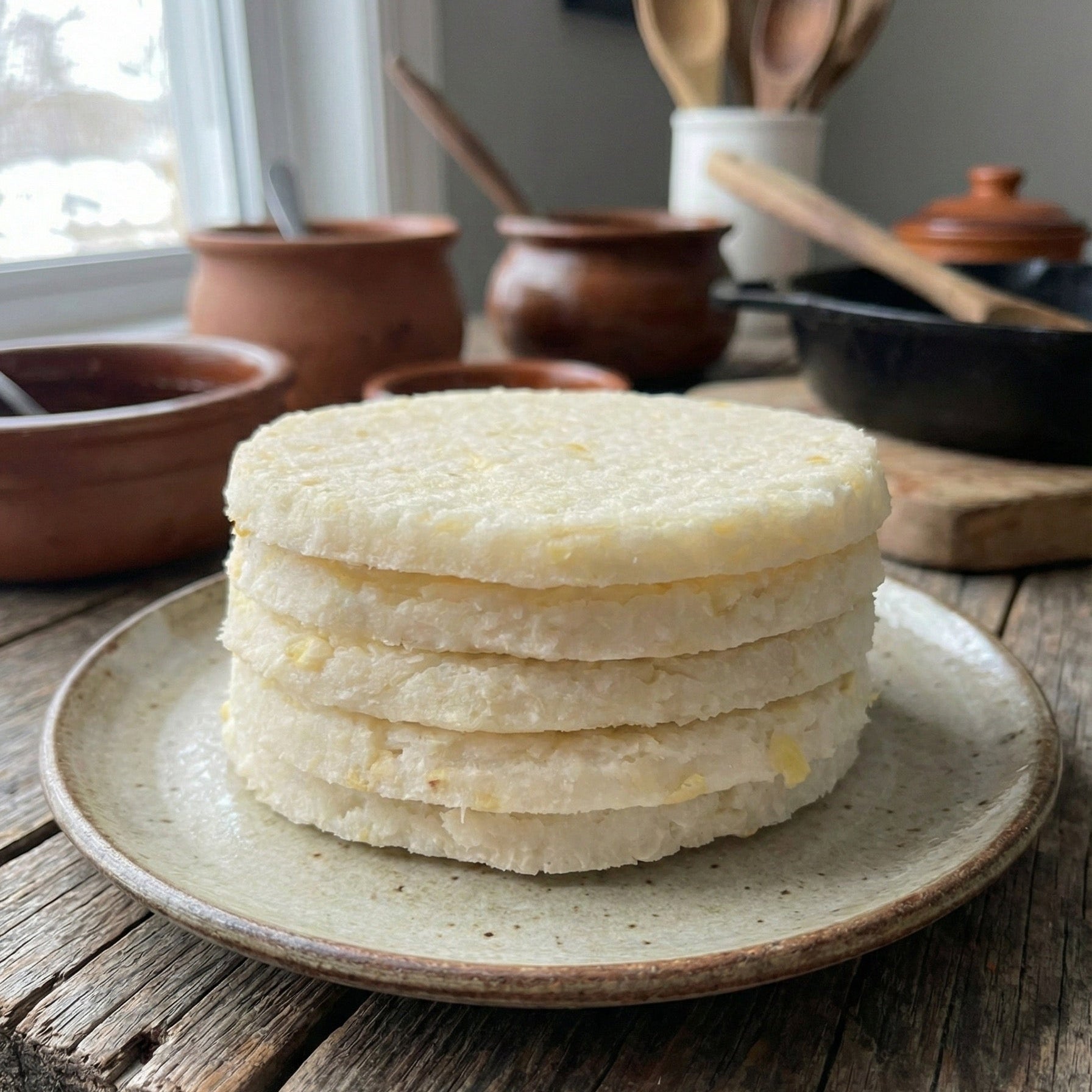 Arepa de maíz para rellenar (Paquete x 5 unidades) – Tradición