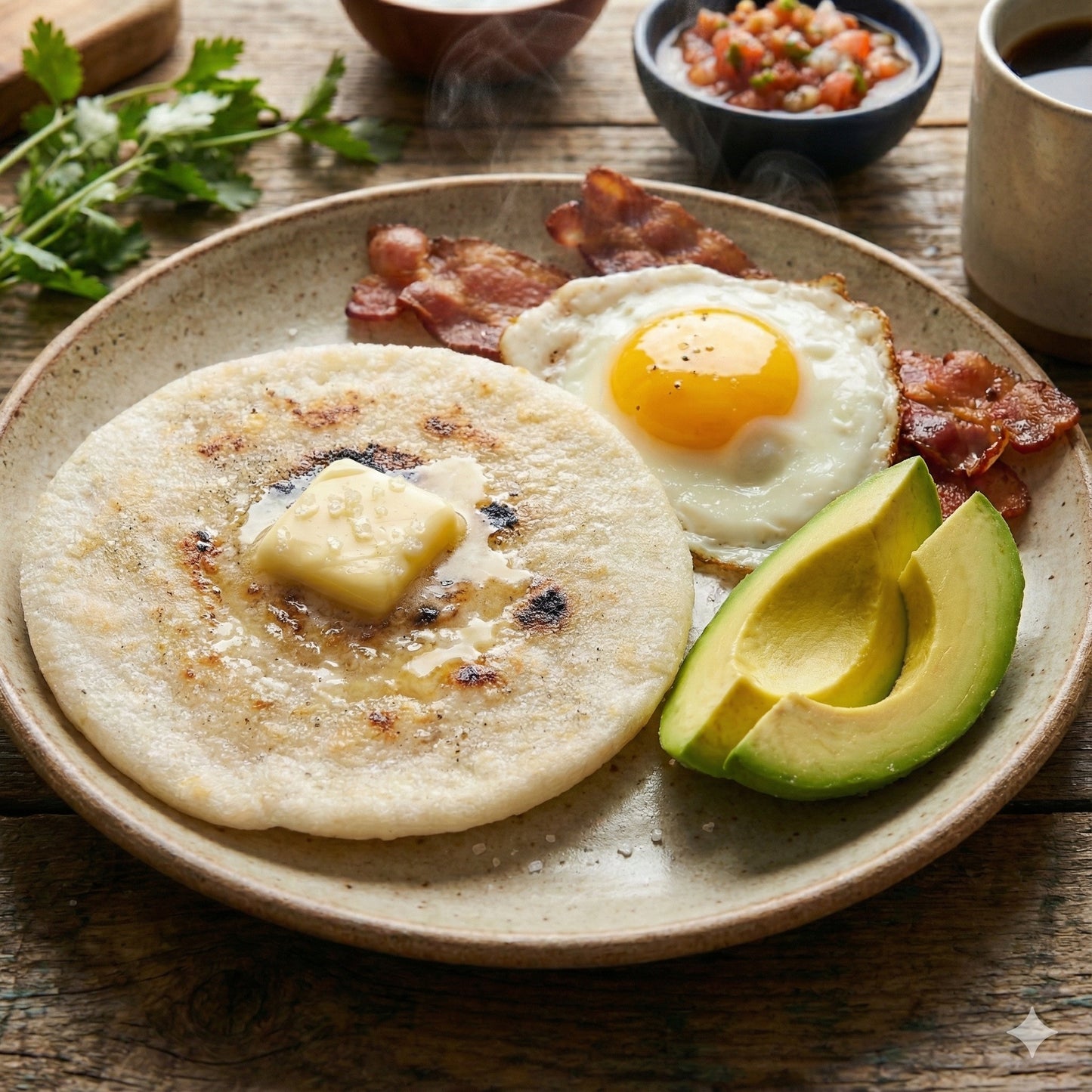 Arepas de maíz 100% tipo tela (paquete x8 unidades)