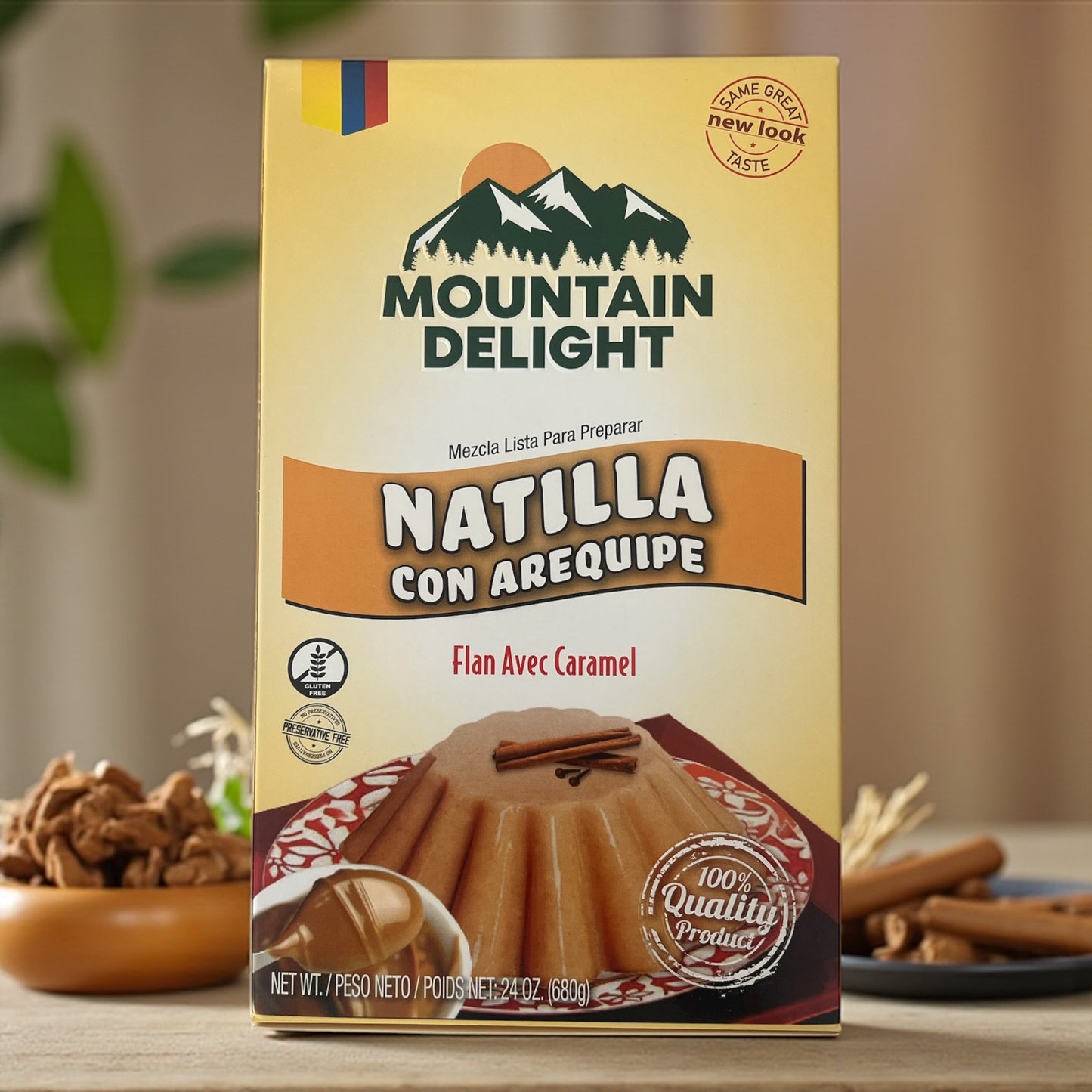 Natilla con Arequipe – Mezcla lista para preparar (680g)