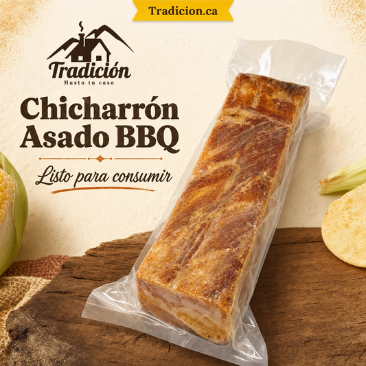 Chicharrón Asado BBQ (500g) – ¡Listo para Calentar y Disfrutar!